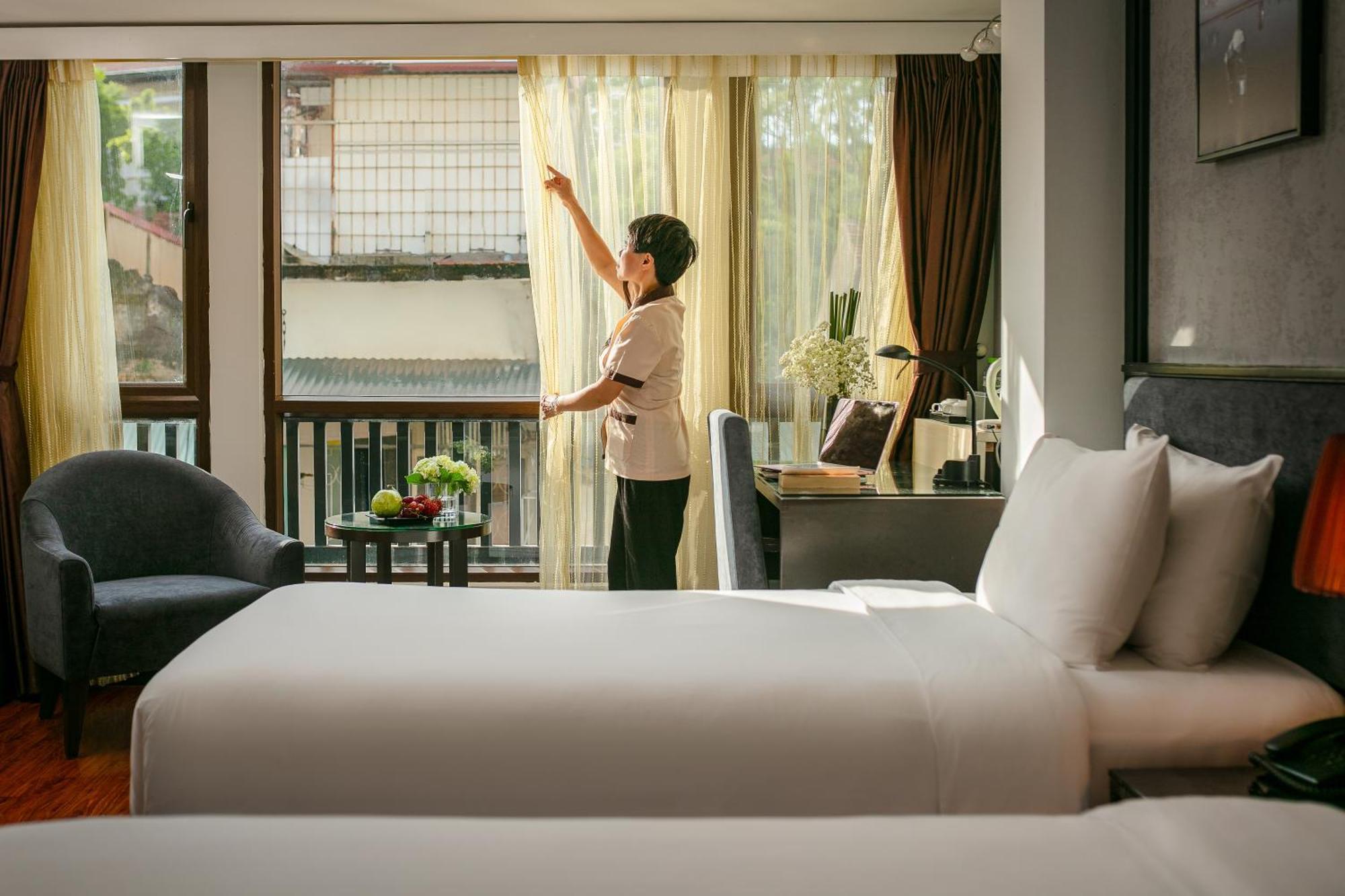 Hanoi La Palm Premier Hotel & Spa Bagian luar foto