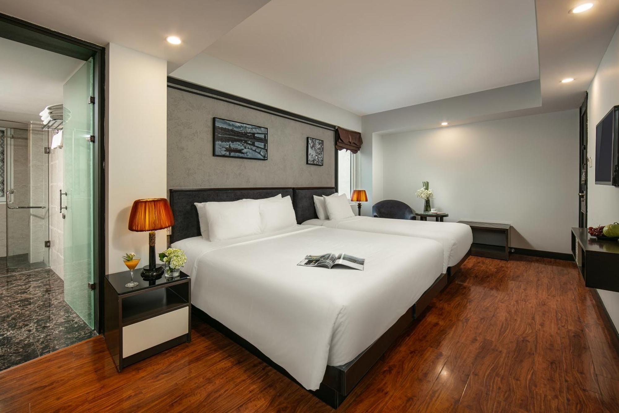 Hanoi La Palm Premier Hotel & Spa Bagian luar foto
